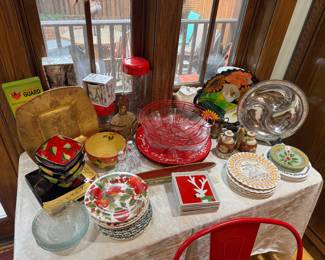 Massive Collection of China, Pots, Pans & Kitchen Accessories