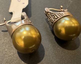 Sterling Silver & Vermeil Stud Earrings