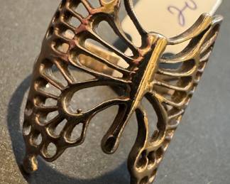 Sterling Silver Butterfly Ring