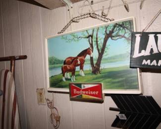 Budweiser Light Up Sign(works)