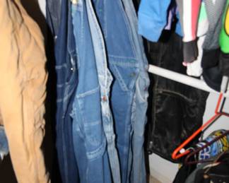 Vintage blue jean overalls