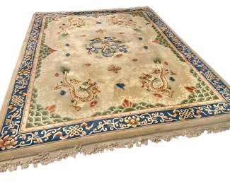 106w 144L Wool rug
Located in Houma- appointment needed