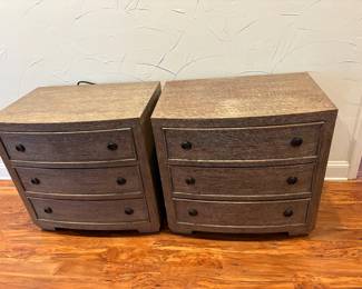 Pair of Bassett night stands.