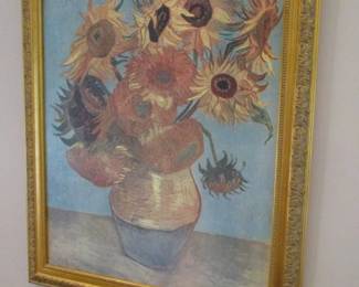 Vincent van Gogh's " Sunflowers" Oil Painting