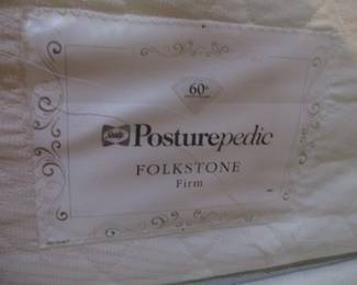 Queen Size Posturepedic Mattress Set with Bed Frame