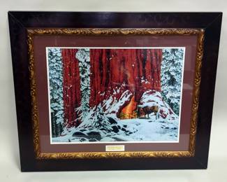 Bev Doolittle "Christmas Day Give or Take a Week" Framed Print