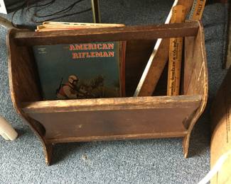 Antique magazine rack