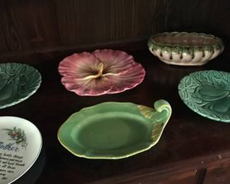 Assorted ceramic plates
