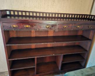 large antique 19th c. bookcase