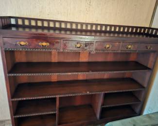 large antique 19th c. bookcase