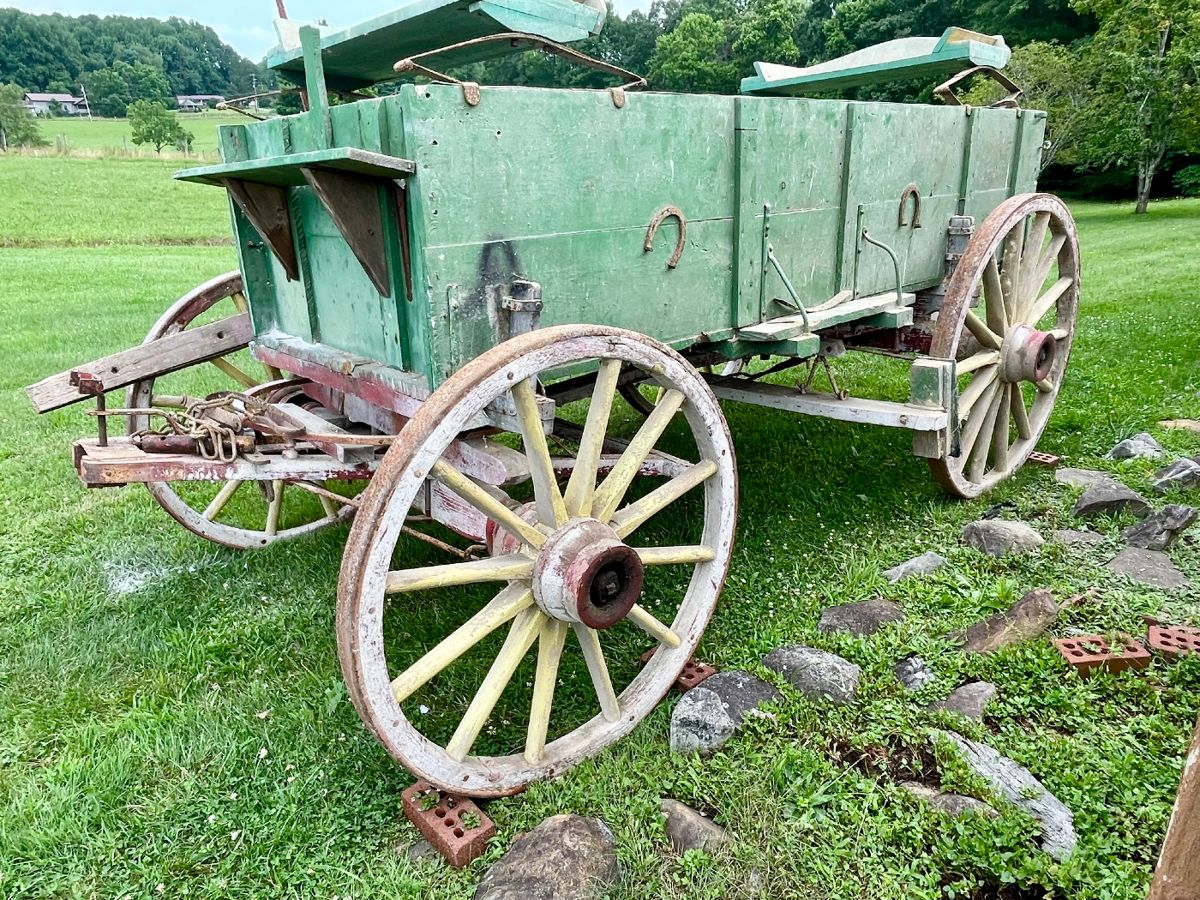 Antique horse buggy, well-kept in storage since 1967!  Taking bids during days of sale.