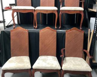 Set of 6 Dining Room Chairs by Lenoir Chair Company