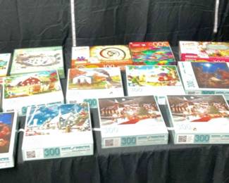Variety of 16, 300 Piece Puzzles