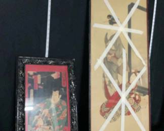 2 Vintage Framed Art Prints