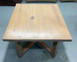 Custom Made Solid Wood Modern Farmhouse Style Table