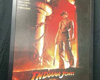 Indiana Jones and the Temple of Doom Framed Movie Poster