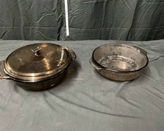 3 Piece Set of Glass Cookware