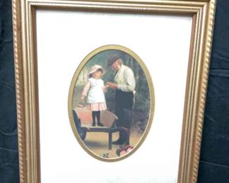Framed Portrait of James Hayllars The Thorn