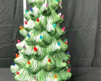 Vintage Atlantic Ceramic Christmas Tree