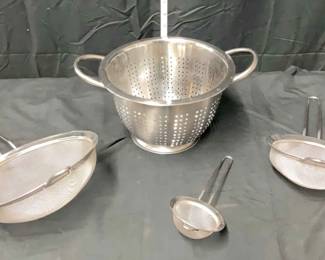 Stainless Steel Colander Nesting Mesh Strainers