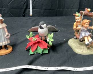 3 Ceramic Figurines