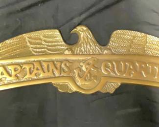 Captains Quarters Wall Plaque