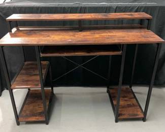 Computer Desk with Monitor Stand Shelf