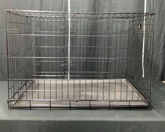 iCrate Black Metal Dog Crate
