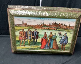 E. Otto Schmidt Lebkuchenfabrik Nurnberg Treasure Chest Tin