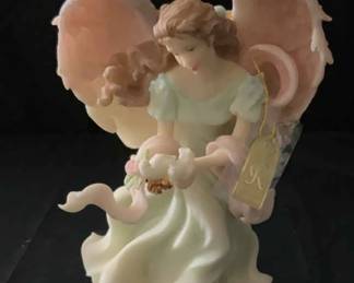 Roman Seraphim Classics Happy Anniversary 50 Years of Love Angel Figurine