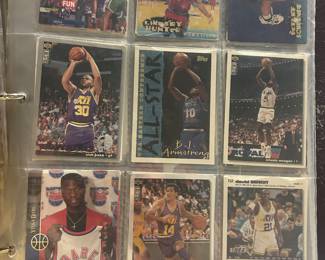 Mid 90's Basketball cards