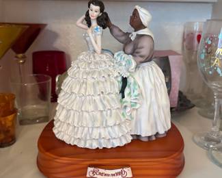 Gone with the Wind Scarlett and Mammy San Francisco Music Box Figurine. Mint condition.