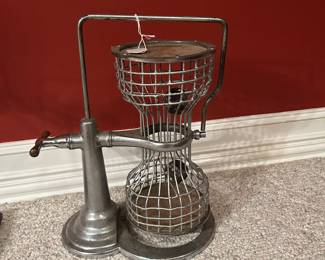 Vintage Chuck-a-Luck, dice shaker cage with dice!