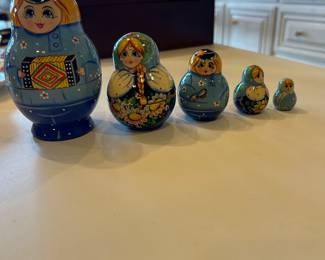 Vintage Russian Nesting Dolls from Russia