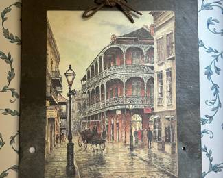 New Orleans on slate - so as a pair