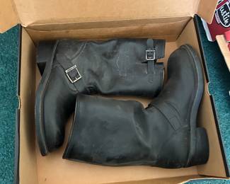 Harley Davidson, 11" engineer, Steel Toe Size 8 medium.
