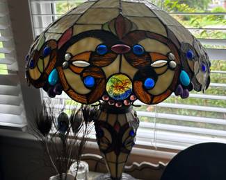 Gorgeous stained glass lamps