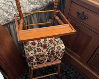 Vintage toy high chair