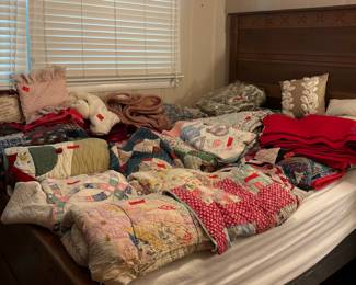 Beautiful vintage quilts