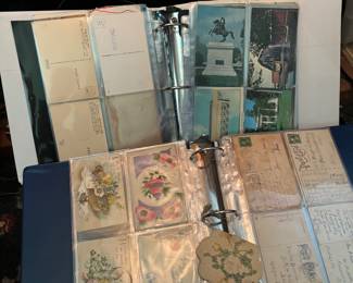 Huge antique and vintage postcard collection