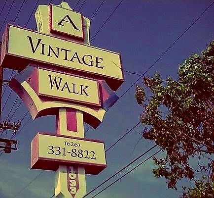 vintage walk sign