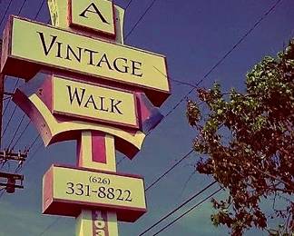 vintage walk sign