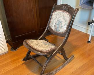 antique rocking chair -15.5x31