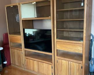 3 piece cabinet-87x17x71