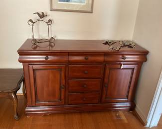 cherry wood buffet-51x17x32