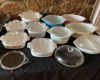 vintge Pyrex & Corning Ware