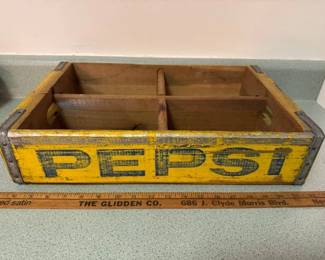 Vintage wooden Pepsi-Cola crate