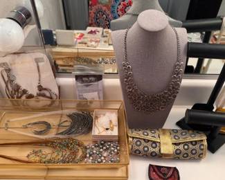Jewelry displays and costume jewelry