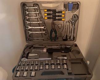 Tools in carry case