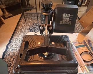 Multifunctional digital heat press machine and accessories